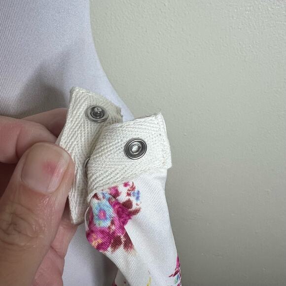 AFRM Nessa Bodysuit MEDIUM Ditzy Floral Off The Shoulder Cottagecore Feminine - Picture 13 of 14